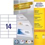 Étiquettes Avery Zweckform de format 105 x 42,3mm, A4 (3653).