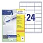 Étiquettes Avery Zweckform 70 x 35 mm A4 (3422)