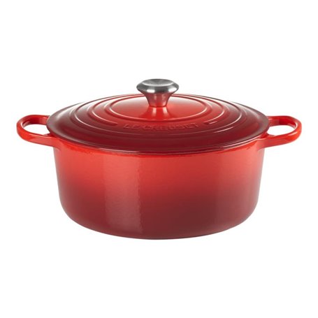 Le Creuset Signature Roaster rond 22cm cerise rouge (21177220602430)