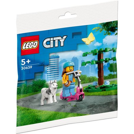 LEGO LEGO City - Ensemble de construction de parc pour chiens et de rollers en sac polybag (30639)
