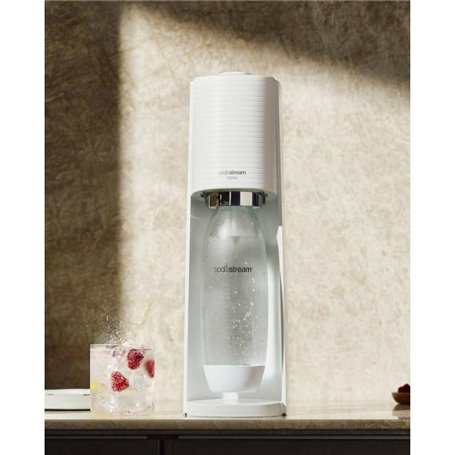 SodaStream Soda Maker Terra Megapack QC blanc incluant 3 bouteilles (2270213)