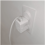 Adaptateur de voyage 15W AUS/EU/UK/US Blanc Xoopar