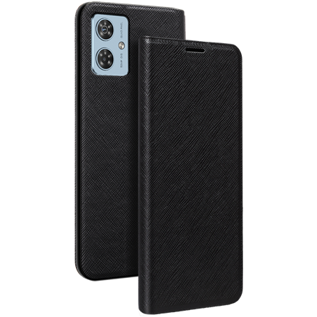 Etui Folio Motorola G54 5G Noir - Porte-carte intégré Bigben