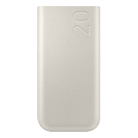 Powerbank 20000mAh Charge Ultra Rapide 45W + Câble USB C/USB C Beige Samsung