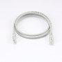 C ble RJ45 Male/Male droit CAT6A U/UTP - Longueur 1M - Gris - en sachet