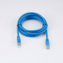 C ble RJ45 Male/Male droit CAT6 U/UTP - Longueur 2M - Bleu - en sachet
