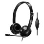 Casque micro HEDEN filaire double jack 3.5mm micro pivotant