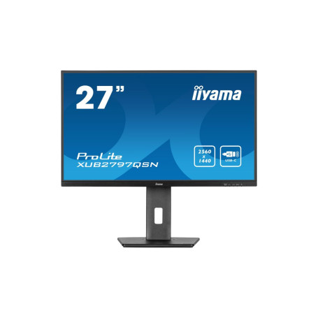 Ecran IIYAMA 27 Noir dalle IPS 16:9 1ms ULTRA MINCE 2560x1440 100Hz 250cd/m  1x