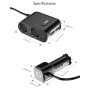 Chargeur de voiture WE - 90W Max 2 prises allume cigare adaptateur + 2 Ports USB