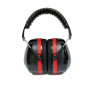 Casque Anti bruit attnuation 32dB avec housse de transport noir/rouge