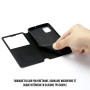 WE Etui folio CLASSIQUE XIAOMI REDMI 9A Noir: anti-chocs - lger - ultra-fin   f