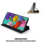 WE Etui folio CLASSIQUE XIAOMI REDMI 9A Noir: anti-chocs - lger - ultra-fin   f