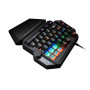 WE Gamium - Clavier Gamer Filaire Mcanique Format 1 Main - 35 touches - 4 touch