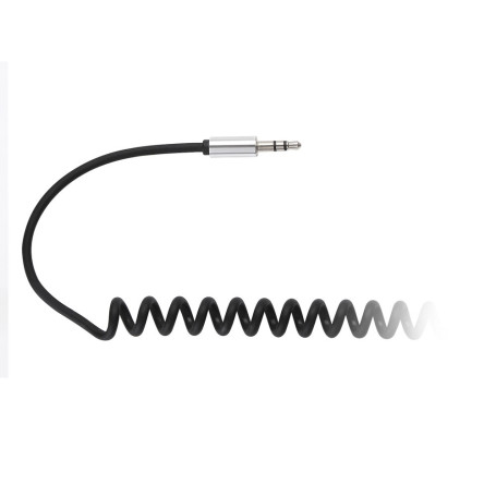 C ble Jack m le/m le 3.5mm noir torsad - 2m
