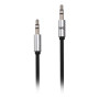 C ble Jack m le/m le 3.5mm noir torsad - 2m
