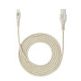 C ble Lightning/USB A biosourc avec 30% de matires recycles - 2m - Packaging 