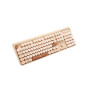 WE POP Pack clavier + souris sans fil: coloris Beige/Crme - Connexion 2.4Ghz -