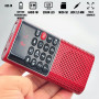 RADIO DE POCHE rechargeable FM, lecteur de carte micro SD RMS 3W, prise casque R