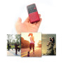 RADIO DE POCHE rechargeable FM, lecteur de carte micro SD RMS 3W, prise casque R