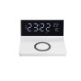 Rveil avec chargeur induction  15W max, double alarme, lumiosit rglable, 1 p