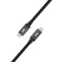 WE C ble USB-C m le/USB-C m le/m le en nylon tress 1m - USB 3.2 gen 1 - 3A - no