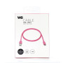 C ble USB-C m le/USB A m le plat 1 m - USB 3.1 gen 2 - fuchsia ne s'emm le pas