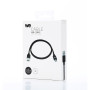 C ble USB-C m le/USB A m le plat 1 m - USB 3.1 gen 2 - noir ne s'emm le pas