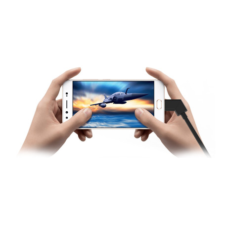 C ble USB/Micro USB pivotant possibilit de mettre droit ou coud des 2 c ts -