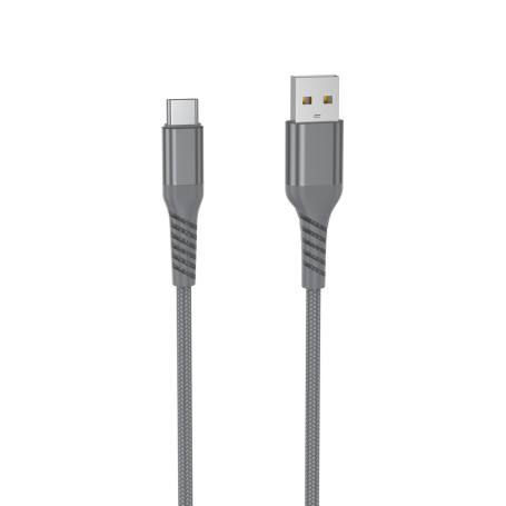 C ble USB/USB-C 3.2 gen 1 m le/m le avec cordon en nylon + kevlar 400D - 1m