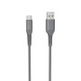 C ble USB/USB-C 3.2 gen 1 m le/m le avec cordon en nylon + kevlar 400D - 1m