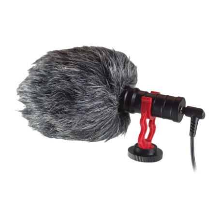 Microphone moumoute WE Vlog bonnette anti-vent compt tel