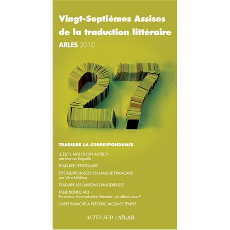 Vingt-Septimes Assises de la traduction littraire