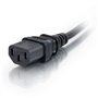 C2G Cordon d'extension d'alimentation pour ordinateur AWG 18 (IEC320C13 à IEC320C14) de 2 M