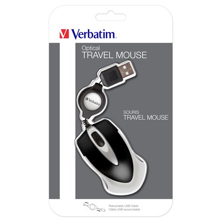 Verbatim Souris optique de voyage Go Mini - Noir