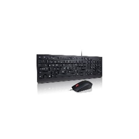 Lenovo 4X30L79921 clavier Souris incluse USB QWERTY Anglais britannique Noir