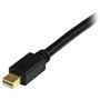 StarTech.com Câble Mini DisplayPort vers DVI de 1,8m - Adaptateur Mini DP à DVI - Vidéo 1080p - Lien Unique Passif mDP 1.2 vers