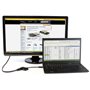 StarTech.com Adaptateur audio / vidéo de voyage - Convertisseur 2-en-1 DisplayPort vers HDMI ou VGA - Noir