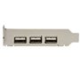 StarTech.com Carte Adaptateur PCI Express vers 4 Ports USB 2.0 - Carte PCIe Interne Externe