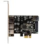StarTech.com Carte contrôleur PCI Express à 4 ports USB 3.0 - 3 externes 1 interne - Adaptateur PCIe USB avec UASP
