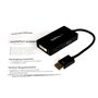 StarTech.com Adaptateur de voyage DisplayPort vers VGA / DVI / HDMI - Covertisseur vidéo 3-en-1