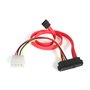 StarTech.com Câble Adaptateur SAS SFF 8482 vers SATA avec Alimentation LP4 - 46 cm