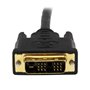 StarTech.com Câble HDMI vers DVI-D M/M 1,5 m - Cordon HDMI vers DVI-D Mâle / Mâle 1,5 Mètres