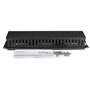 StarTech.com Panneau de gestion de câbles horizontal 2U pour rack de serveur - Guide pour câbles avec couverture