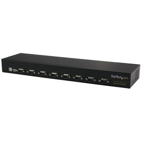 StarTech.com Hub série RS232 à 8 ports - Adaptateur USB vers 8x DB9 RS232 à montage en rack