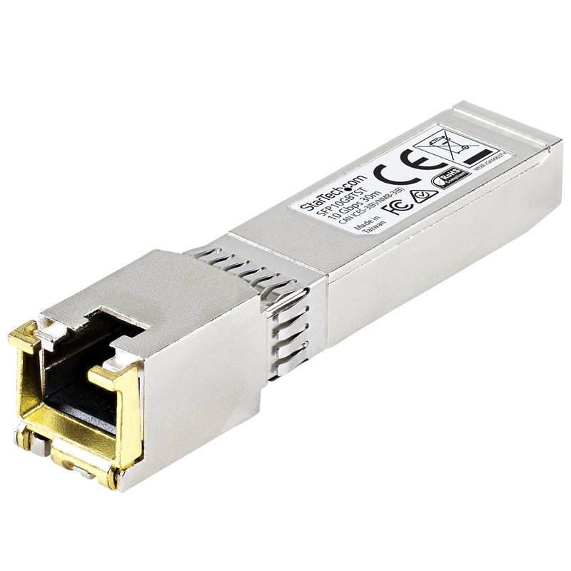 Startech.com Module de transceiver SFP+ 10GBASE-T 10 Gigabit RJ45 en cuivre - Conforme aux normes MSA - 30 m