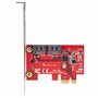 StarTech.com Carte PCI Express SATA 2 ports - Carte Contrôleur PCIe SATA - 6Gbps - ASM1166 Non-RAID - Convertisseur PCI Express 