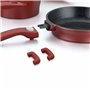 Batterie de Cuisine Royalty Line ES2014M Bourgogne 14 Pièces