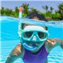Masque de Plongée avec Tube pour Enfants Bestway Bleu Turquoise