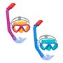 Masque de Plongée avec Tube pour Enfants Bestway Bleu Fuchsia