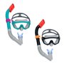 Masque de Plongée avec Tube pour Enfants Bestway Bleu Noir Adulte